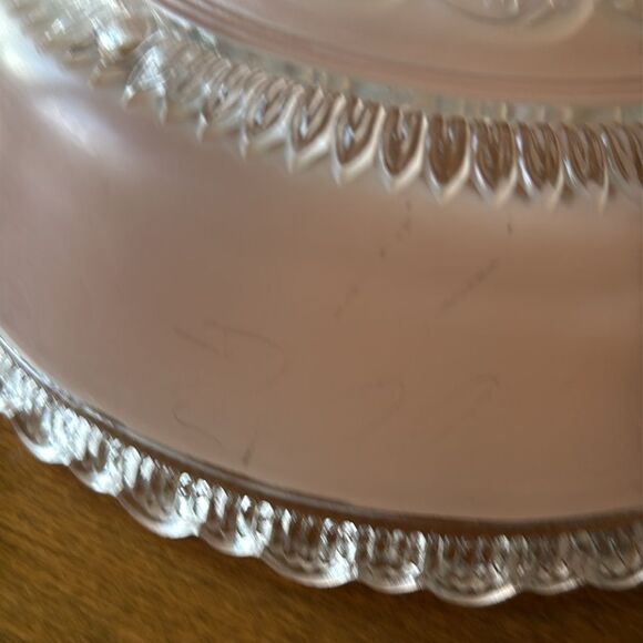 Vintage 8" x 4 Frosted Glass Clear/Frosted Ceiling Light Lamp Shade Globe Globe - Picture 6 of 7